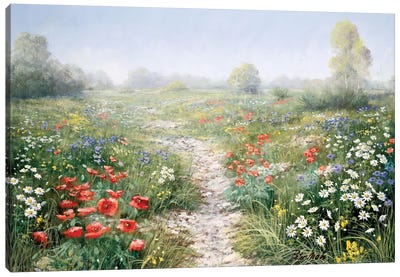 Poetry Of Nature Canvas Art Print - Garden & Floral Landscape Art