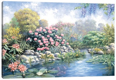 Rhododendron Canvas Art Print - Artists Like Monet