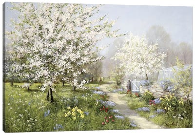 Spring Blossoms Canvas Art Print - All Things Monet