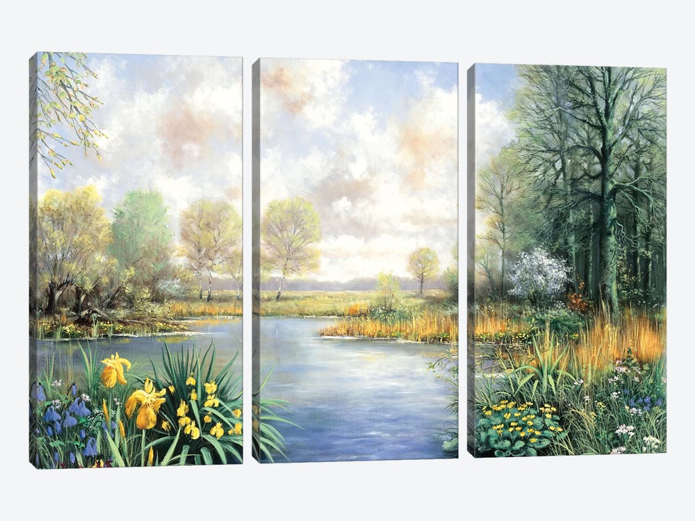 Spring Time by Peter Motz 3-piece Canvas Artwork