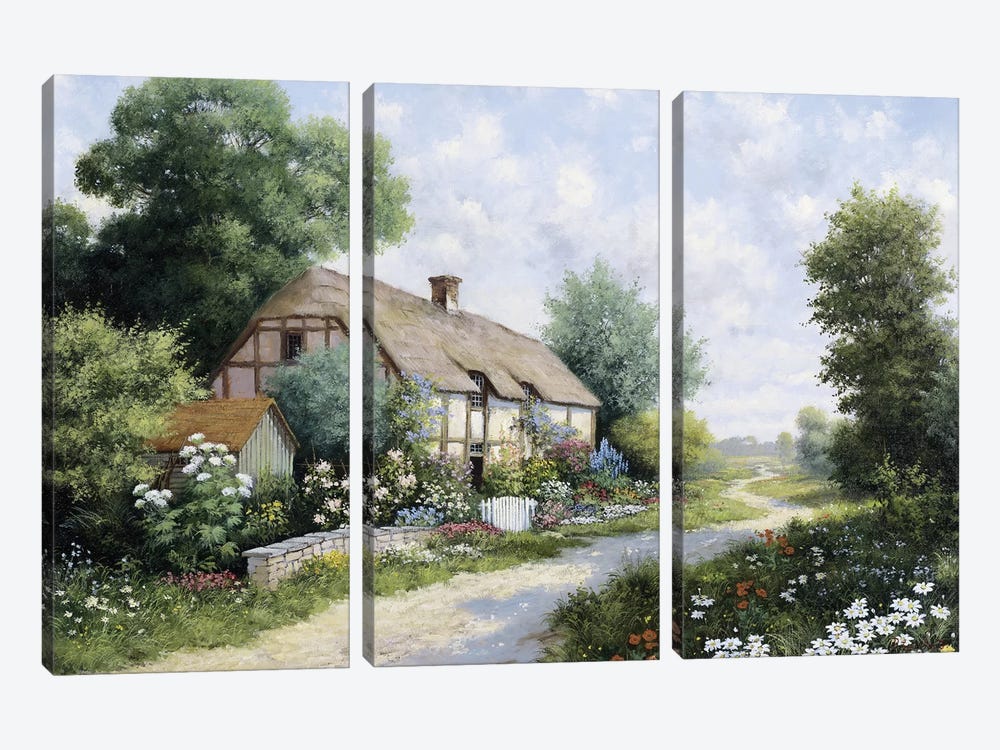 The Country House by Peter Motz 3-piece Canvas Print