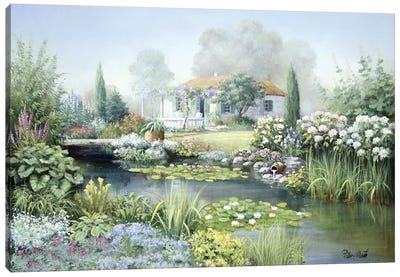 Treasure Garden Canvas Art Print - Artists Like Monet