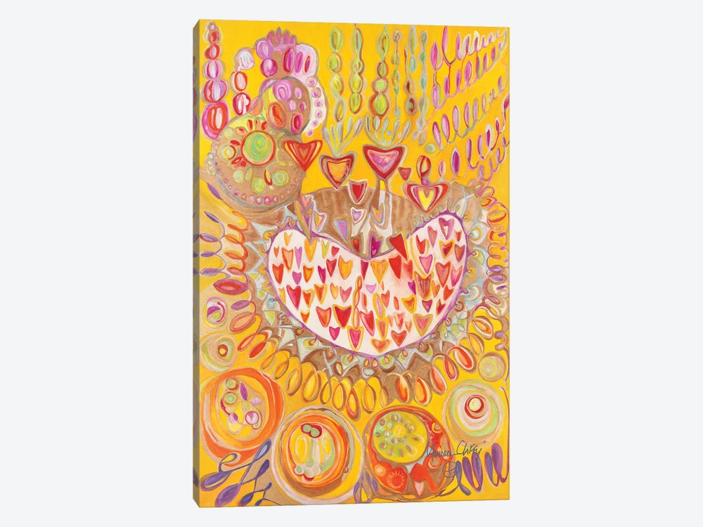 Happiness by Maureen Claffy 1-piece Canvas Art