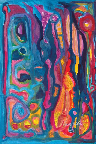 Heard In A Dream by Maureen Claffy framed canvas print