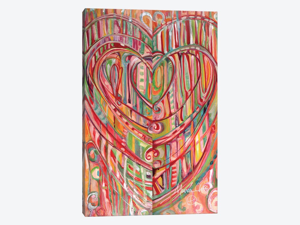 Of One Heart by Maureen Claffy 1-piece Canvas Artwork