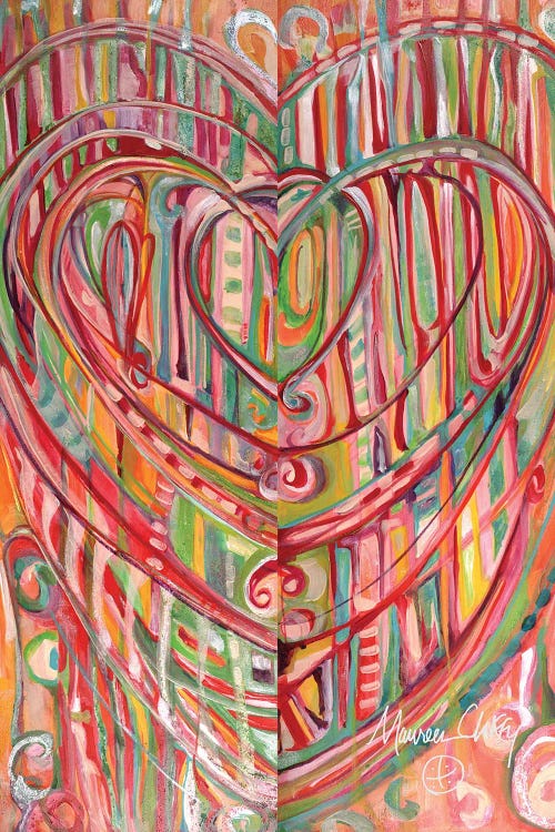 Of One Heart by Maureen Claffy wall art