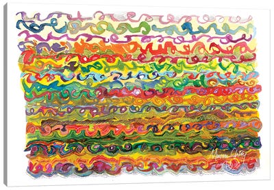 Ripping Out Canvas Art Print - Maureen Claffy