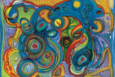 The Darning Needle by Maureen Claffy art print