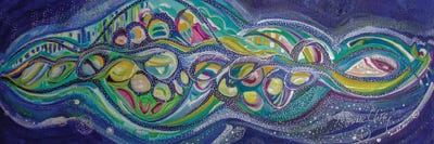 The Humpback Whale by Maureen Claffy acrylic art print