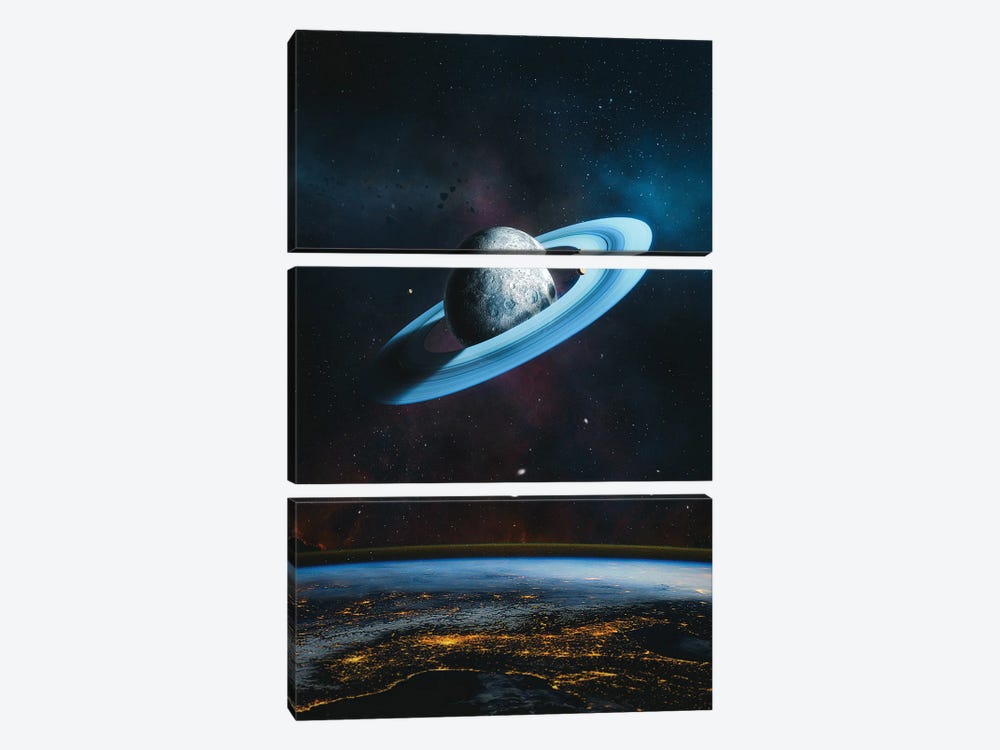 Saturno by Karabanka 3-piece Canvas Print