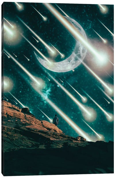 Shooting Stars Canvas Art Print - Karabanka