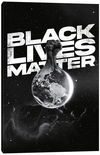Black Lives Matter Canvas Art Print - Karabanka