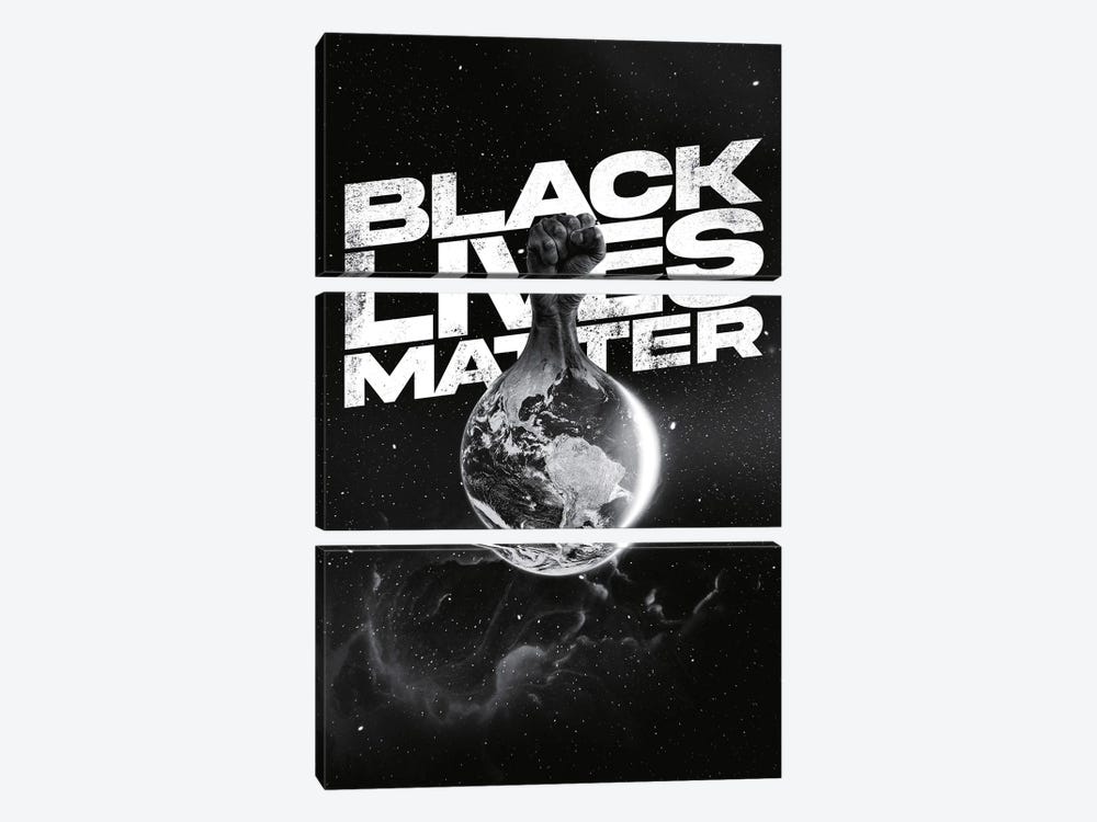 Black Lives Matter by Karabanka 3-piece Art Print