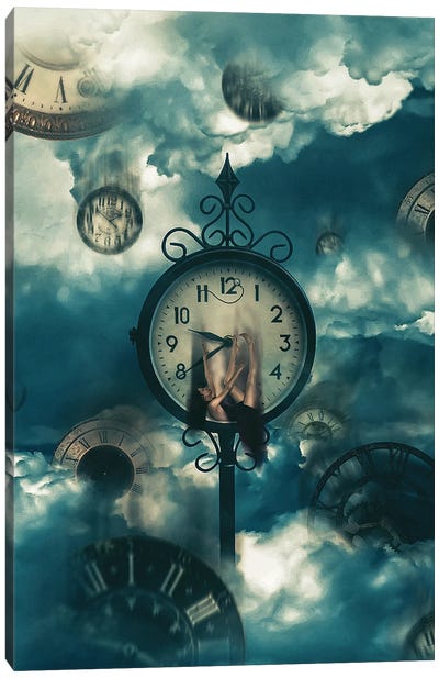 Catch The Time Canvas Art Print - Similar to Salvador Dali
