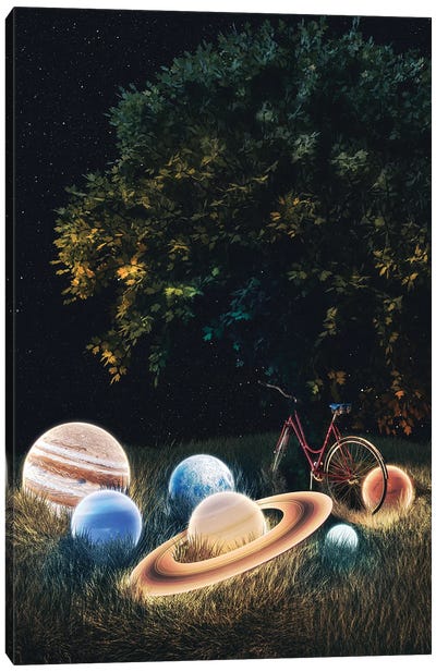 Chilling With Homies Canvas Art Print - Planet Art