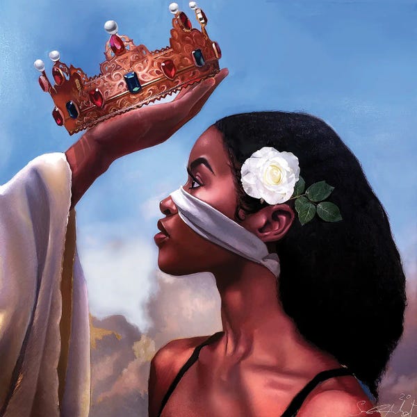 Advocacy Art: Crown Me Lord – Woman by Salaam Muhammad