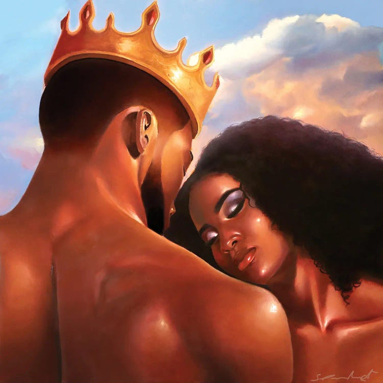 Shoulder Rest by Salaam Muhammad wall art