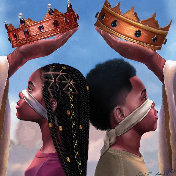 Art Enthusiast: Crown Us Lord Official Art by Salaam Muhammad