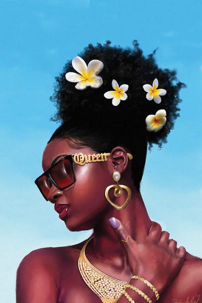 Eyewear: Flourish Canvas Print by Salaam Muhammad