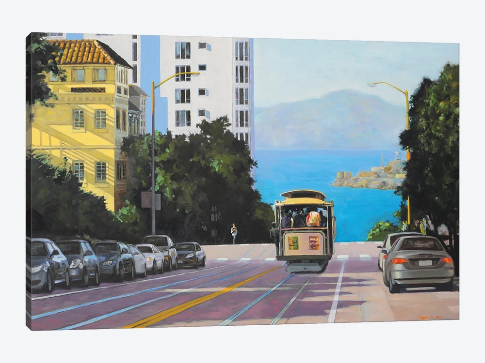 San Fran Bay by Mansung Kang 1-piece Canvas Wall Art