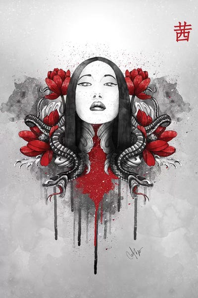 Akane by Marine Loup framed wall art