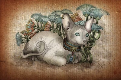 Bastet by Marine Loup canvas print