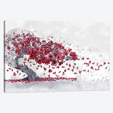 Cherry Blossom Canvas Print #MUP19} by Marine Loup Canvas Artwork