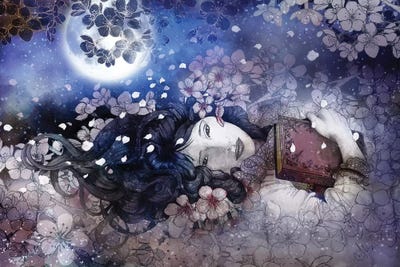 Amdist The Blossoms by Marine Loup framed wall art