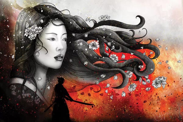 Japanese Décor: Heart And Heart - No Distance by Marine Loup