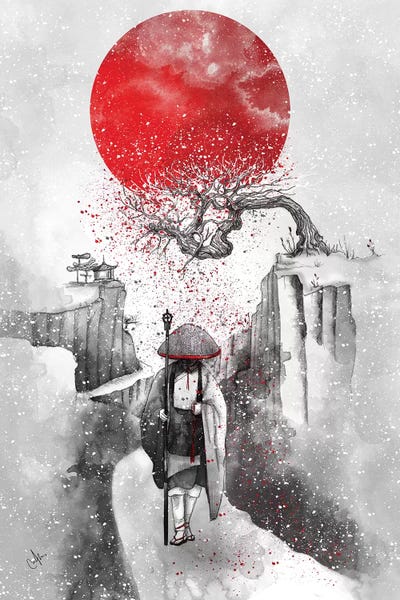 Black & White & Red: The Journey by Marine Loup