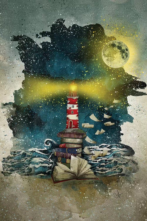 The Sea Is Poetry by Marine Loup wall art