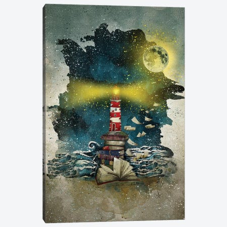 The Sea Is Poetry Canvas Print #MUP61} by Marine Loup Art Print