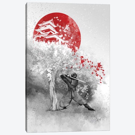 The Warrior And The Wind Canvas Print #MUP63} by Marine Loup Art Print