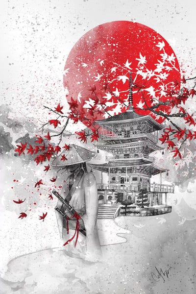 Japanese Décor: The Warrior Path by Marine Loup