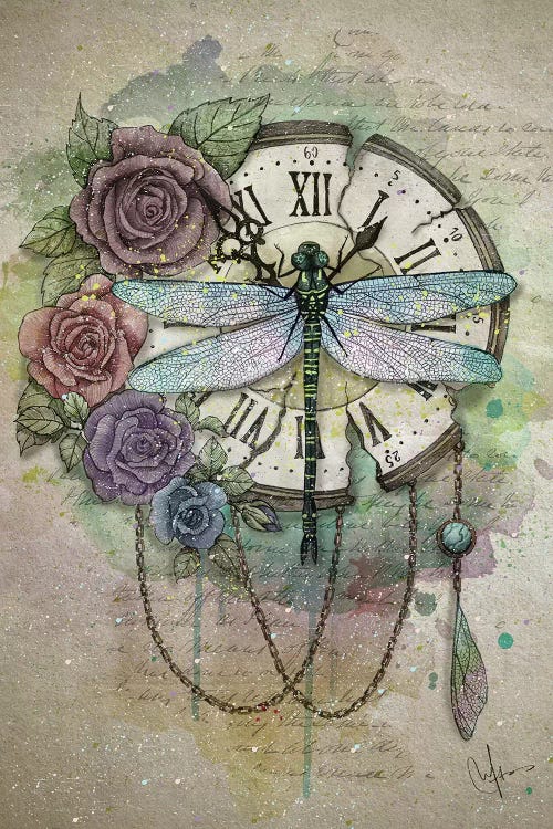 Time Flies by Marine Loup wall art
