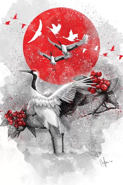 Japanese Décor: Tsuru by Marine Loup