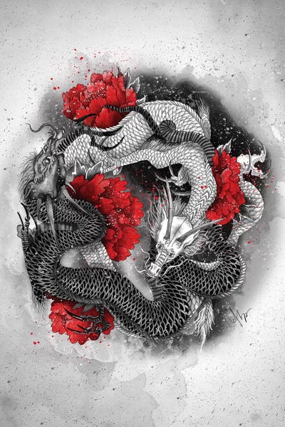 Tattoo Parlor: Two Dragons by Marine Loup