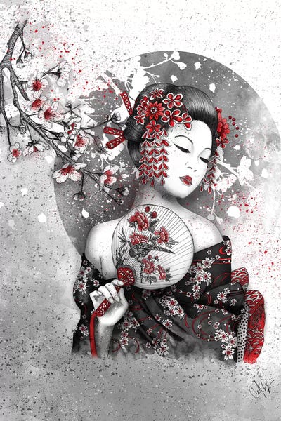 Japanese Décor: Under The Flower by Marine Loup