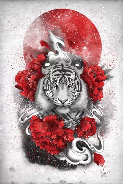 Tattoo Parlor: White Tiger by Marine Loup