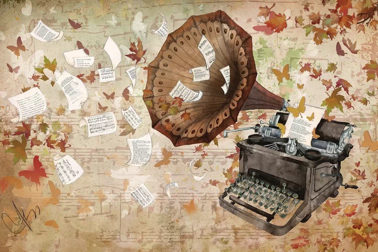 Word Music by Marine Loup wall art