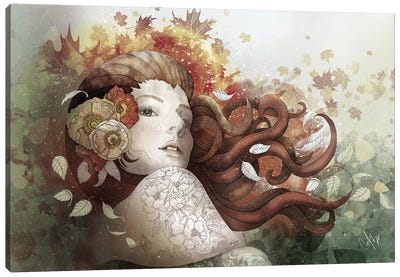 Autumn Whispers Canvas Art Print - Marine Loup