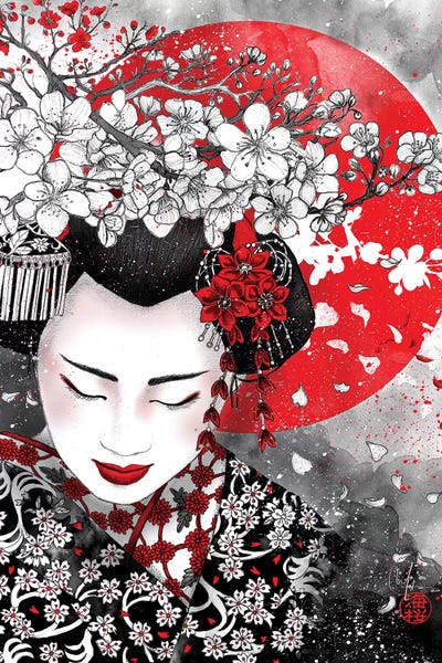 Silence Is Golden - Iwanu Ga Hana by Marine Loup canvas print