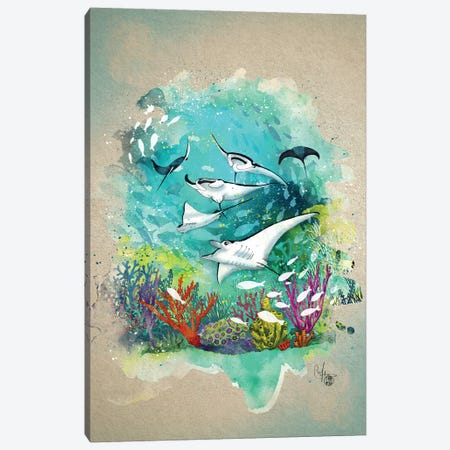 Under The Sea Canvas Print #MUP90} by Marine Loup Canvas Wall Art