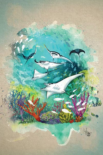 Rays: Under The Sea by Marine Loup