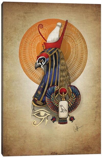 Horus Canvas Art Print - Marine Loup