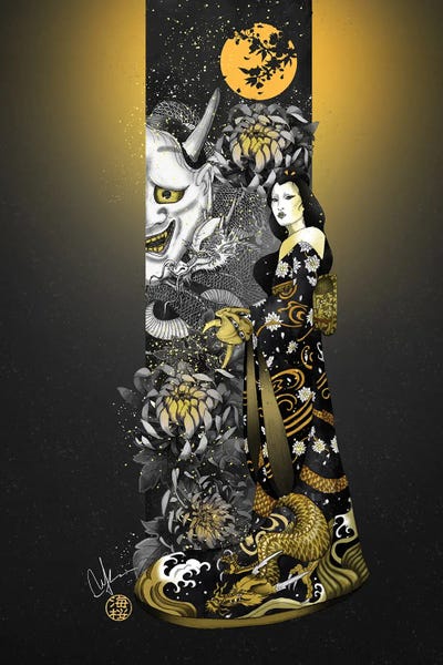 Hellbent by Marine Loup multi panel art