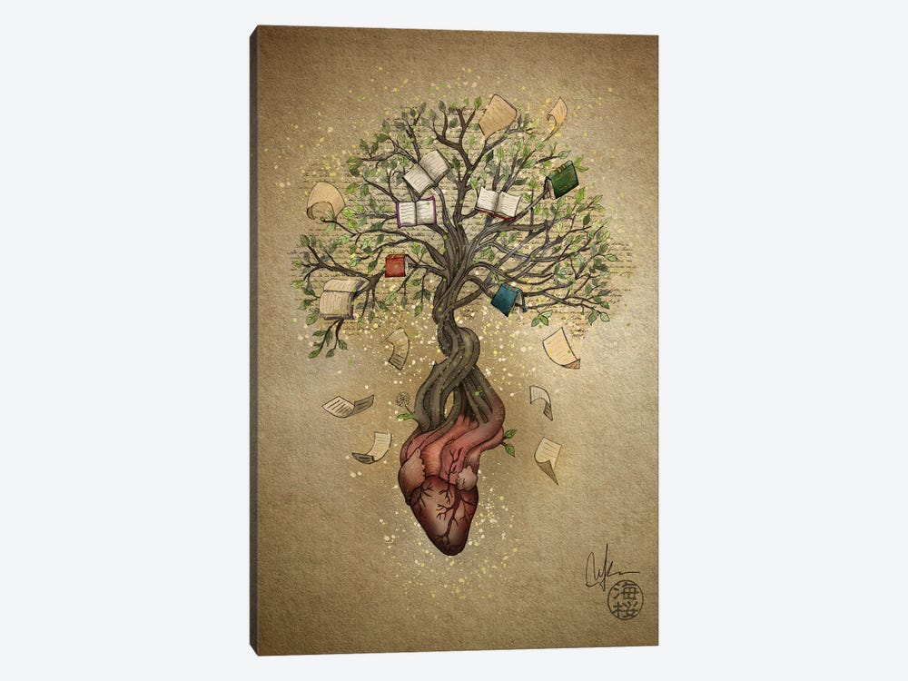 The Heart Of The Story by Marine Loup 1-piece Art Print