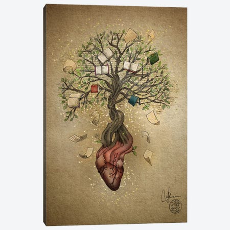 The Heart Of The Story Canvas Print #MUP98} by Marine Loup Canvas Wall Art