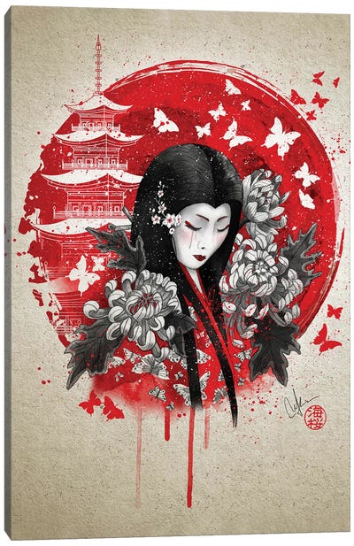 Imperial Beauty Canvas Art Print - Chinese Décor