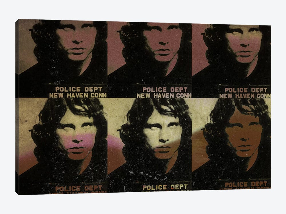 Jim Morrison by 5by5collective 1-piece Canvas Artwork